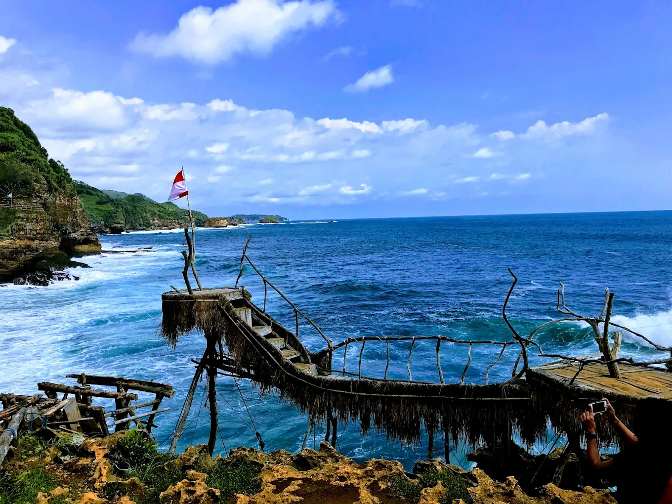Mount Merapi, Jomblang Cave & Timang Beach Day Tour